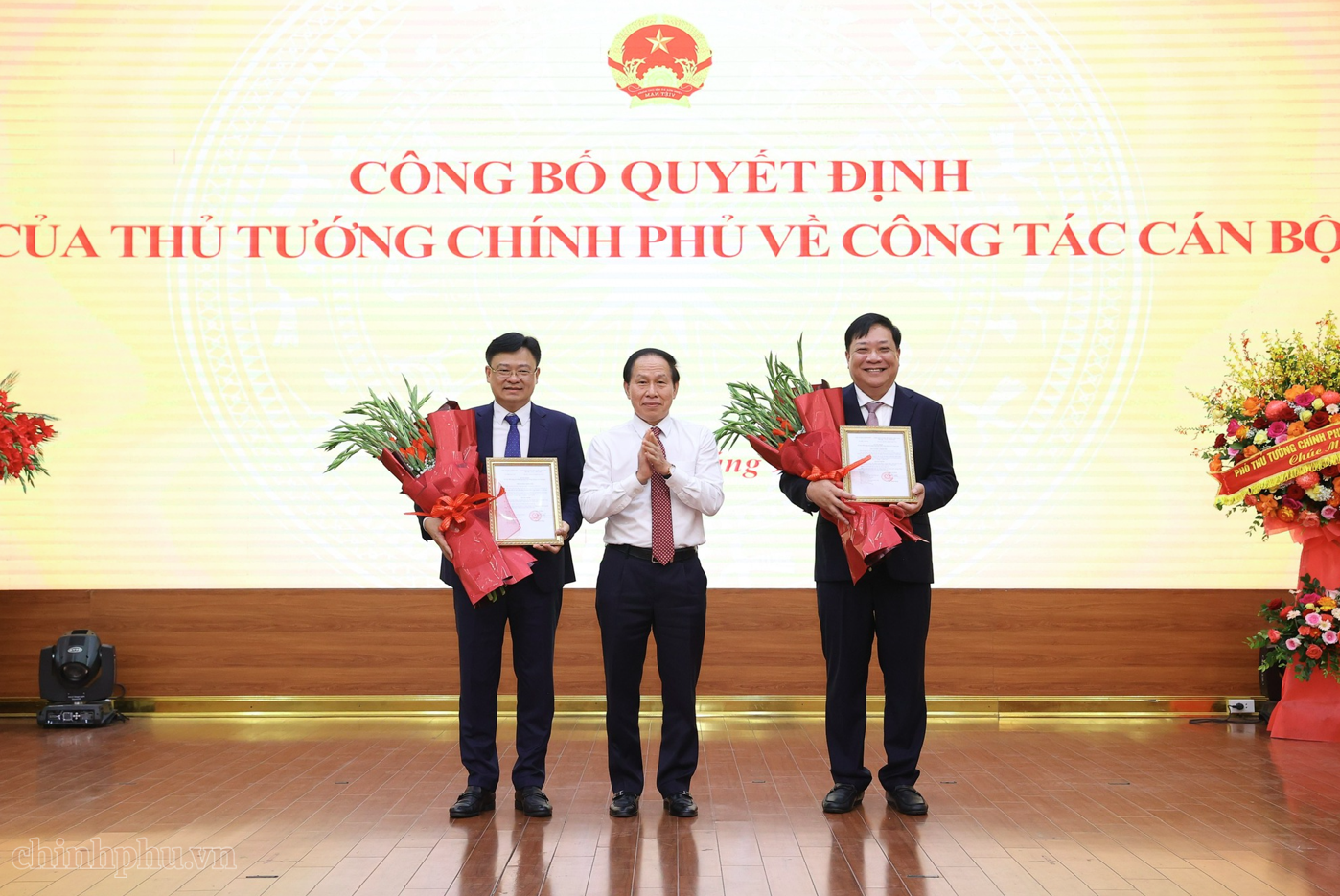 Công bố quyết định điều động, bổ nhiệm 2 tân Phó tổng Thanh tra Chính phủ